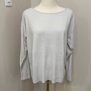 Barefoot‎ Dreams CozyChic Ultra Lite Crewneck Ivory Large